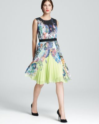 Sierra Pleated Cocktail Dress